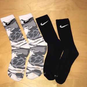 Nike Dri-Fit Crew Socks - Large - 2 Pairs